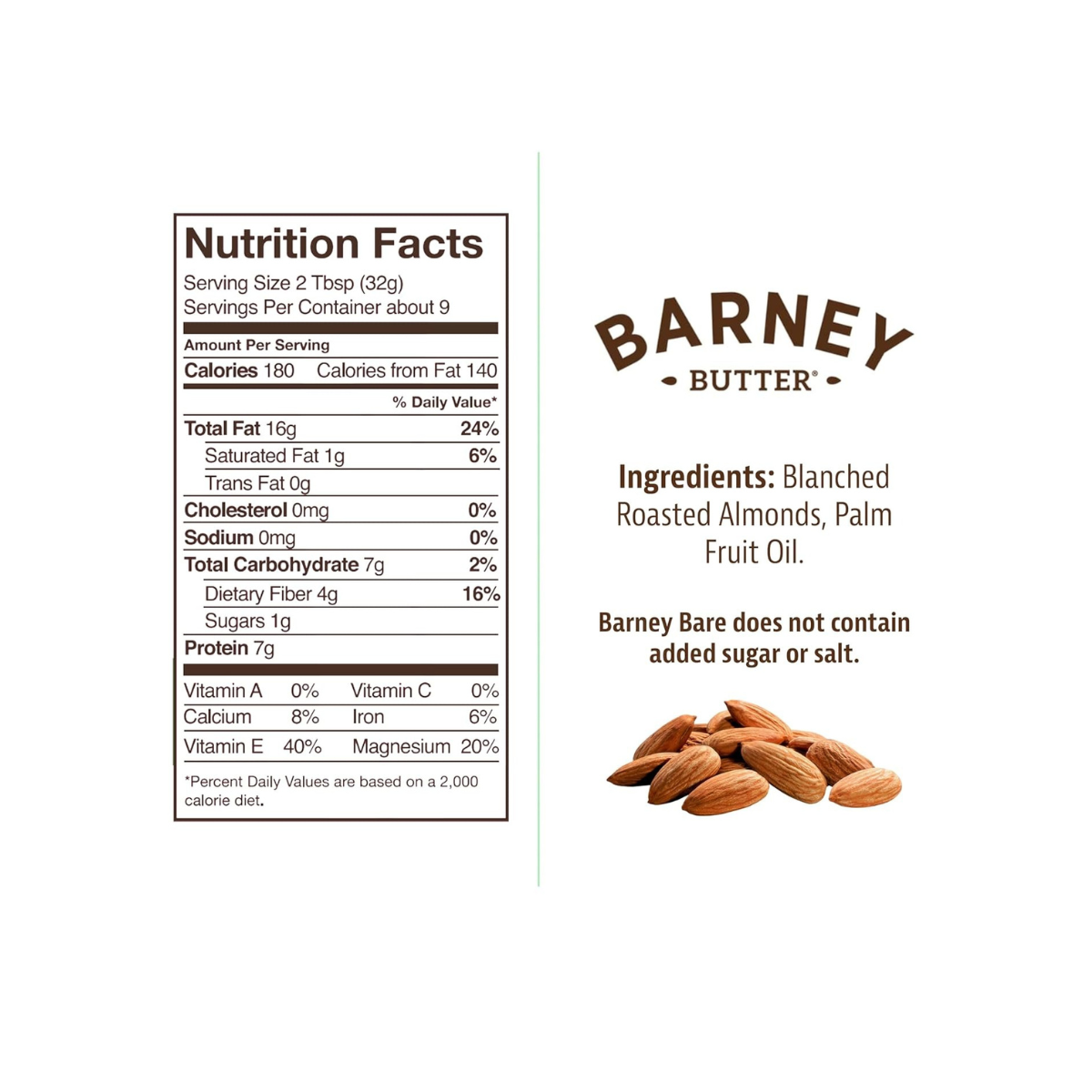 Barney Butter Almond Butter smooth 10oz