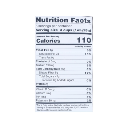 LesserEvil Organic Popcorn Himalayan Sea Salt 4.6oz