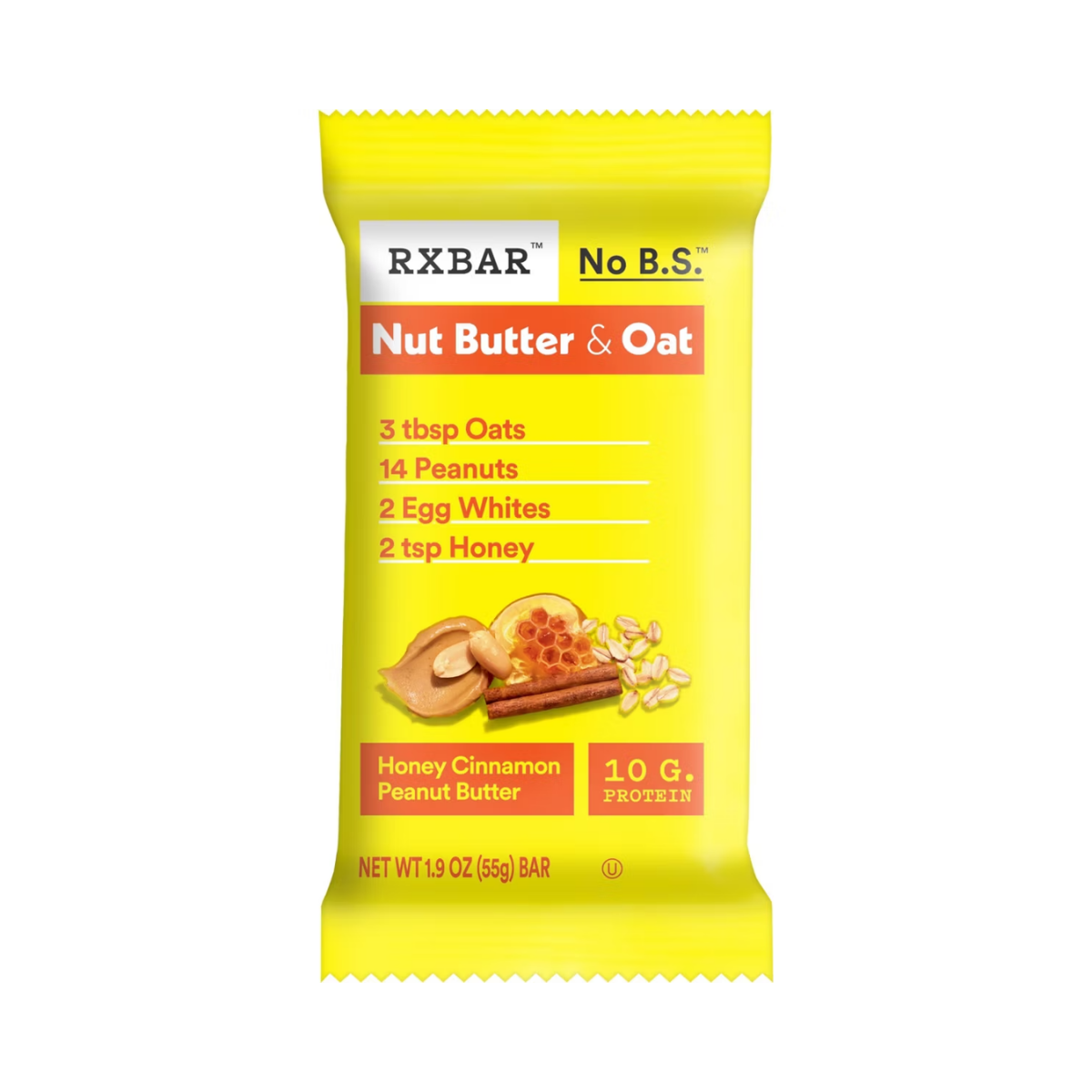 RXBAR A.M. Honey Cinnamon Peanut Butter Bar 1.9oz