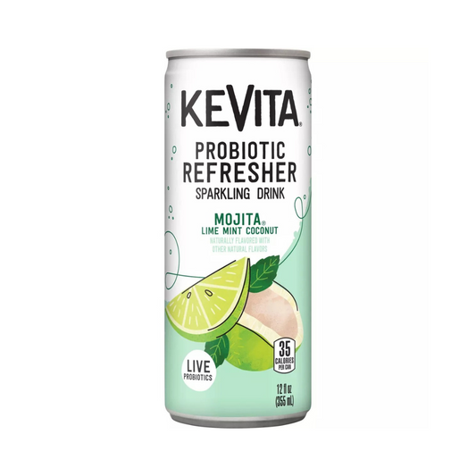 KeVita Mojita Lime Probiotic Refresher Sparkling Drink 12 fl oz