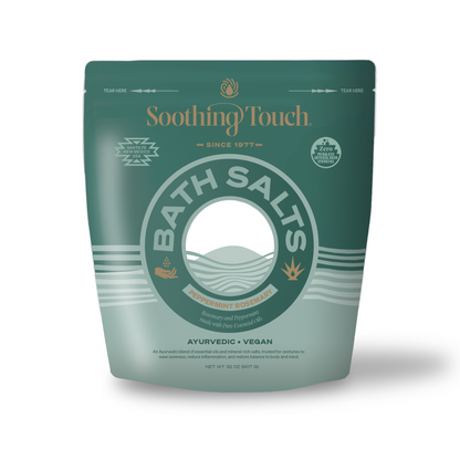 Soothing Touch Invigorating Peppermint Rosemary Bath Salts 32 oz