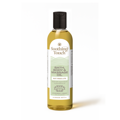 Soothing Touch Nut Free Unscented Bath Body and Massage Oil 8fl oz