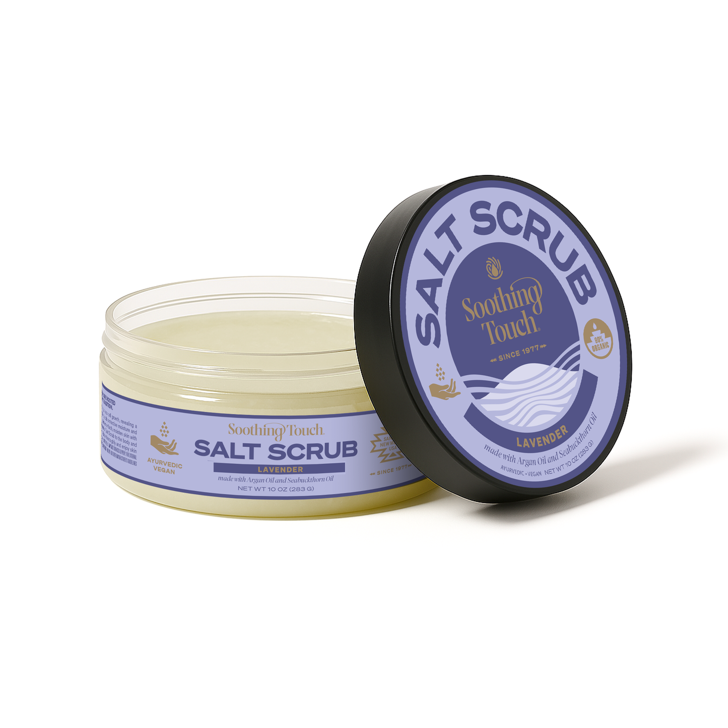Soothing Touch Lavender Herbal Salt Scrub 10oz