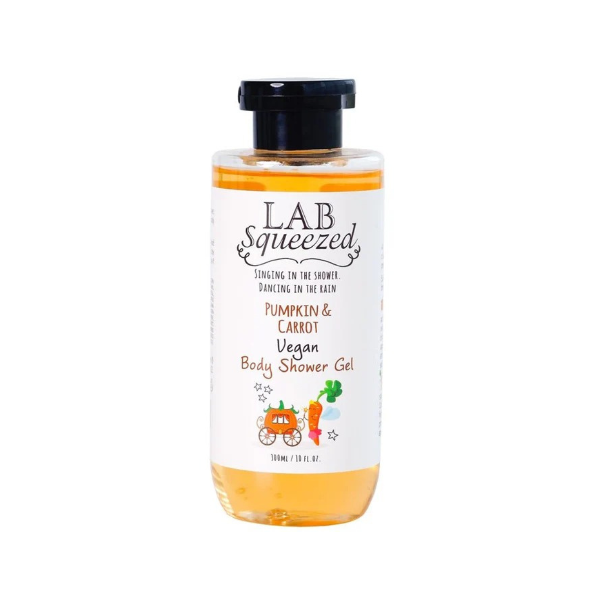 Lab Squeezed Pumpkin & Carrot Vegan Body Shower Gel 300ml