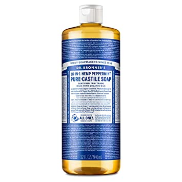 Dr. Bronner's Soap Peppermint Liquid 32oz