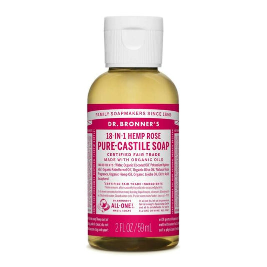 Dr. Bronner's Soap Rose Liquid 2oz