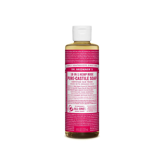 Dr. Bronner's Soap Rose Liquid 8oz