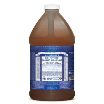 Dr. Bronner's Soap Pump Peppermint Refill OG 64oz