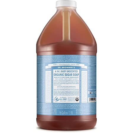 Dr. Bronner's Soap Pump Baby Ref OG 64oz