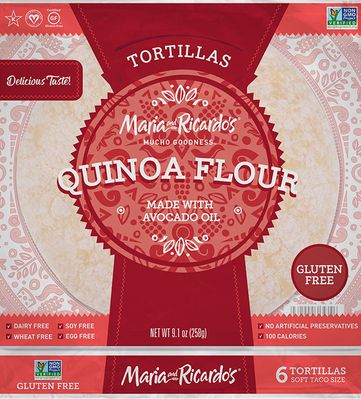 Maria And Ricardo's Quinoa Soft Tortillas 6c