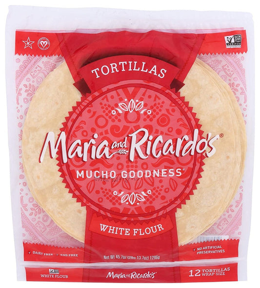 Maria ad Ricardo Tortillas White 12c
