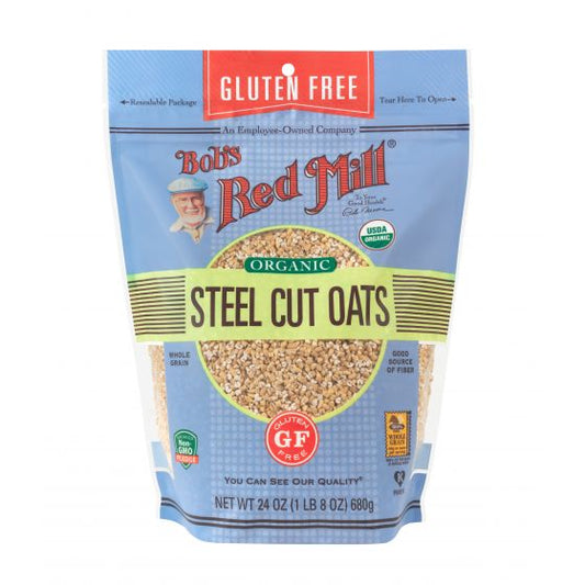 Bob's Red Mill Gluten Free Organic Steel Cut Oats 24oz
