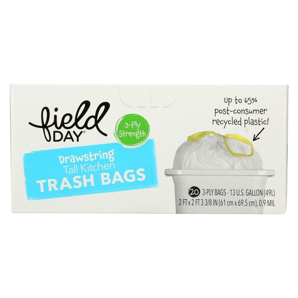 Field Day Trash Bag Tall Kitchen 20c