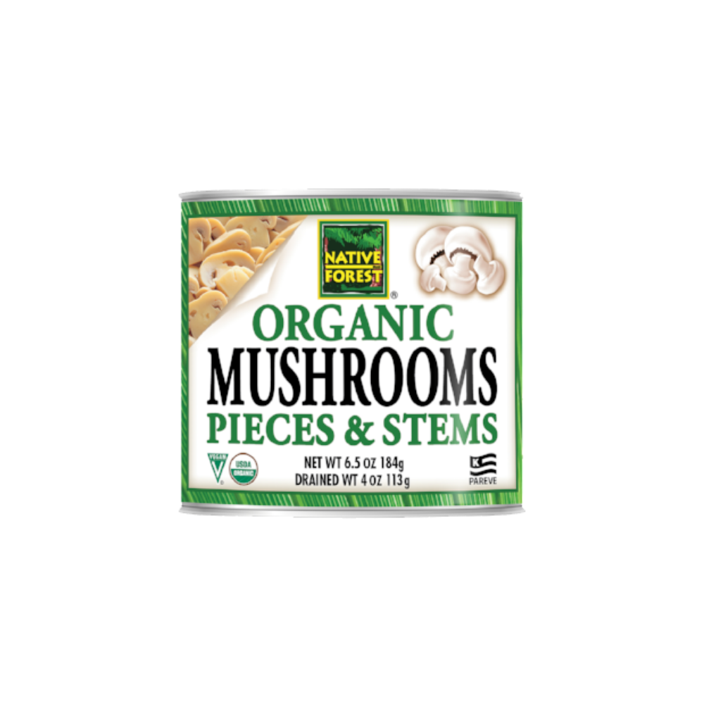 Native Forest Mushrooms Pieces Stem