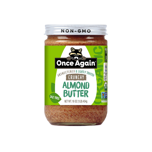 Once Again Organic Crunchy Almond Butter 16oz