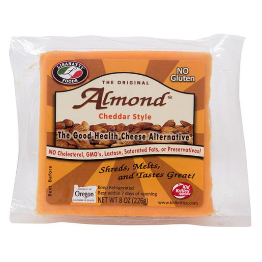 Lisanatti Foods Cheese Almond Breeze Cheddar GF 8oz