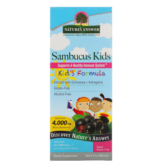 Nature's Answer Syrup Sambucus Kids 8oz