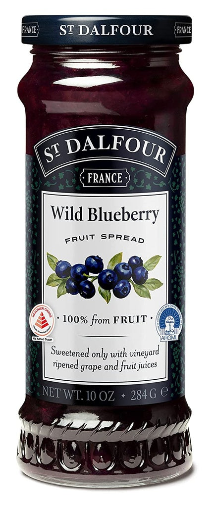 St. Dalfour Wild Blueberry Fruit Spread 10oz