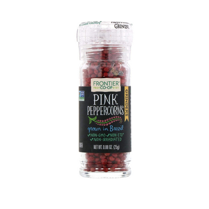Frontier Herb Co-op Pink Peppercorns with Grinder 1oz