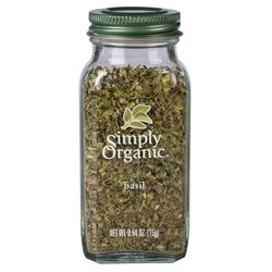 Simply Organic Basil 0.54oz