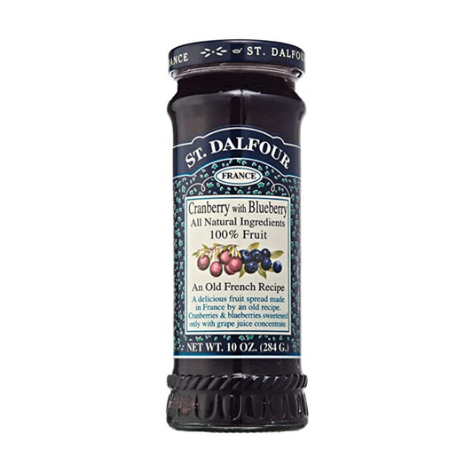 St. Dalfour Cranberry and Blueberry Fruit Spread 10oz