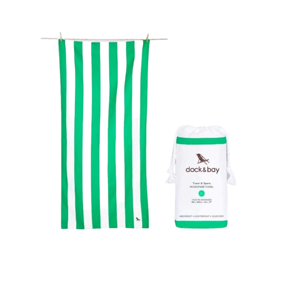 DOCKBAY Towel Cabana Green L 1c