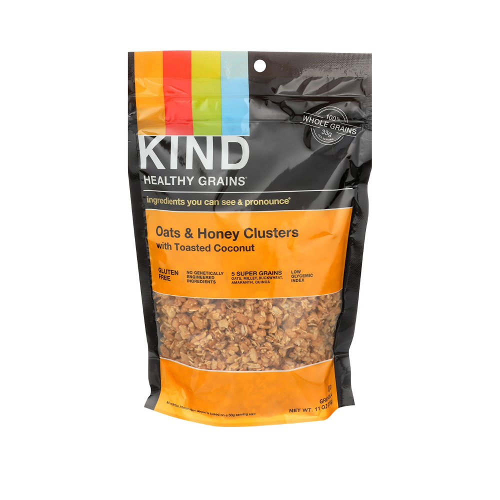 Kind Healthy Grains Oat and Honey Clusters with Toasted Coconut 11oz