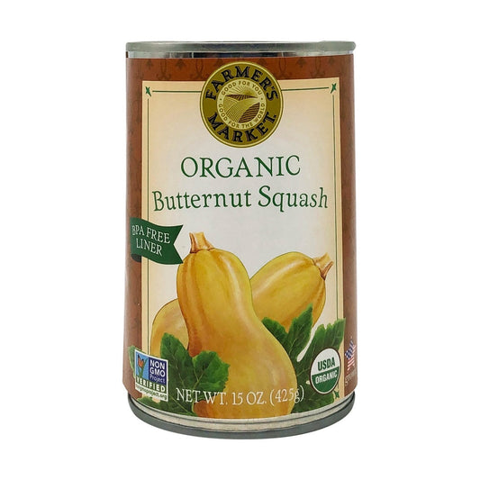 Farmer's Market Can Pure Butternut Squash OG 15oz