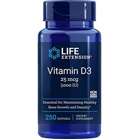 Life Extensión Vit D3 1000IU 250c