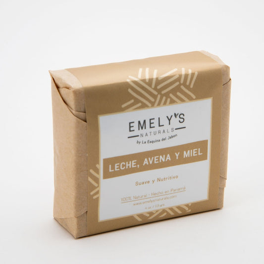 Emely's Naturals Jabón Leche de Avena y Miel