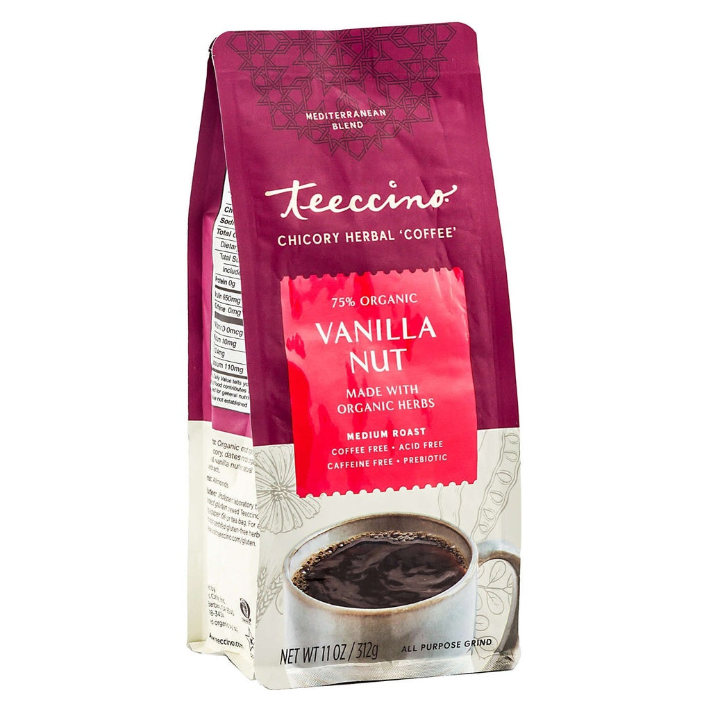 Teeccino Vanilla Nut Chicory Herbal Coffee 11oz