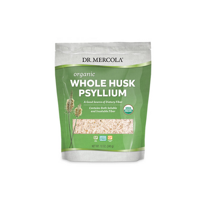 Dr. Mercola Psyllium Husks Whole GF OG 12oz