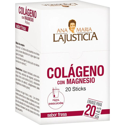 LAJUST Collagen Magen Vit C Strawber 20c