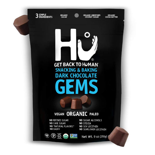 Hu Dark Chocolate Gems for Snacking and Baking 9oz