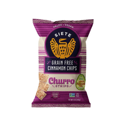 Siete Chip Strips Churro Cinnamon 5oz
