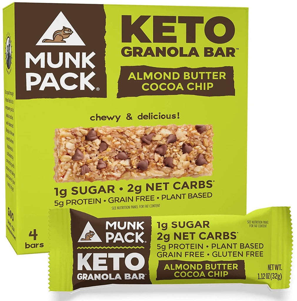 Munk Bar Keto Almond Butter Cocoa Chip 4c