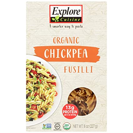 Explore Cuisine Pasta Chickpea Fusilli 8oz