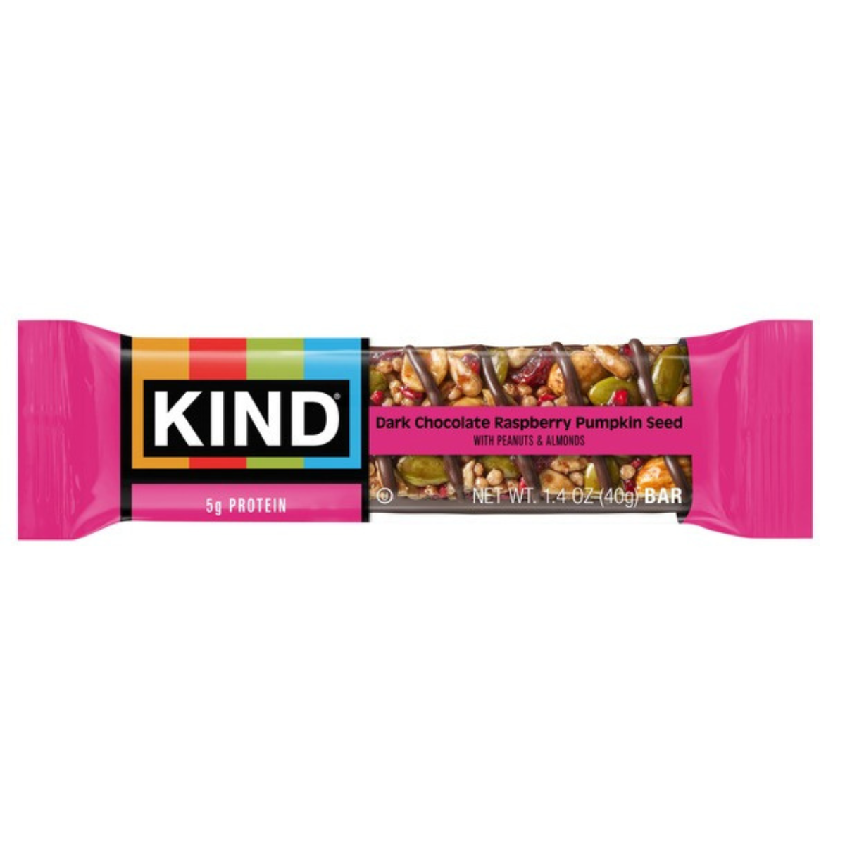 Kind Dark Chocolate Raspberry Pumpkin Seed 1.4oz