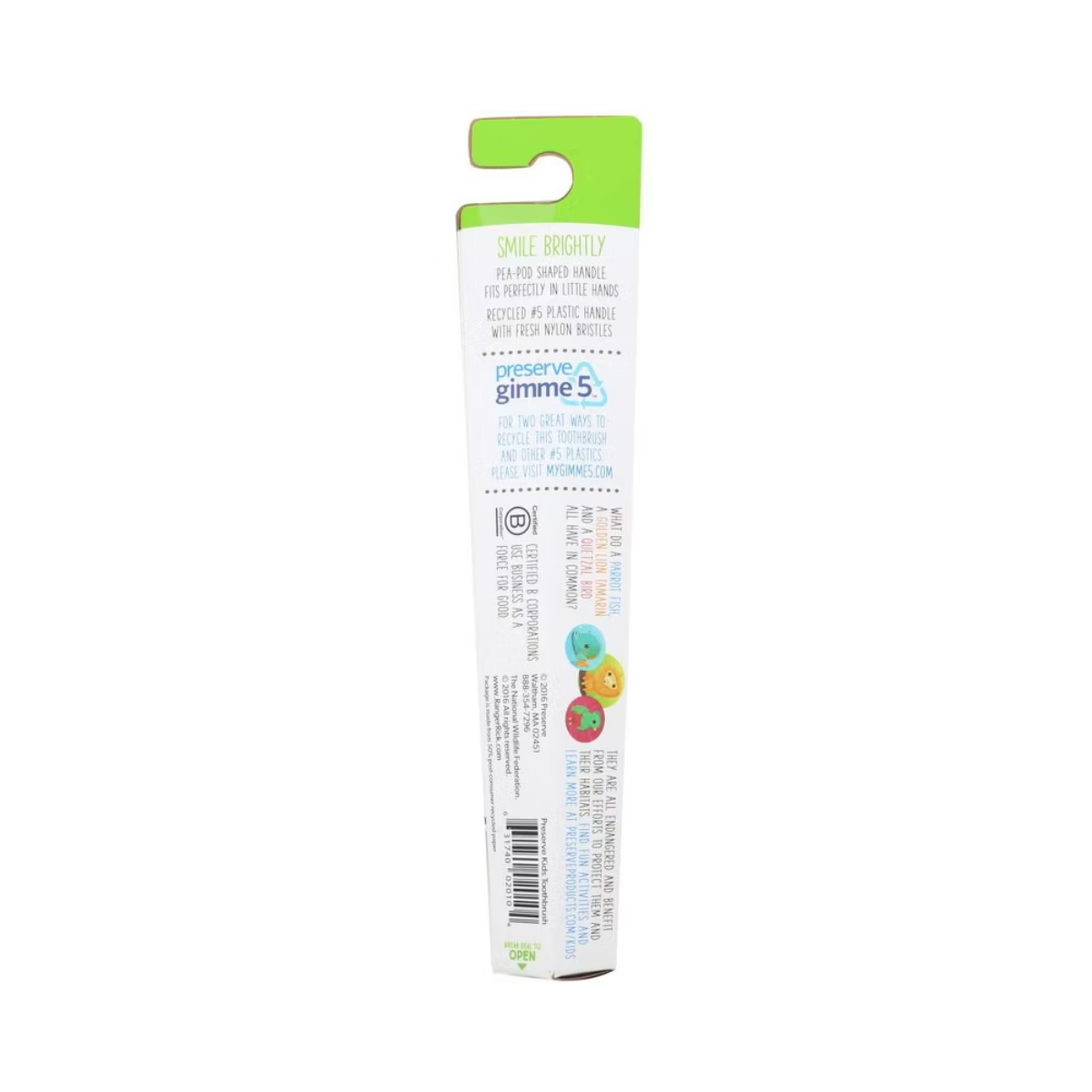 Preserve Kids Soft Bristle Red Toothbrush 1c