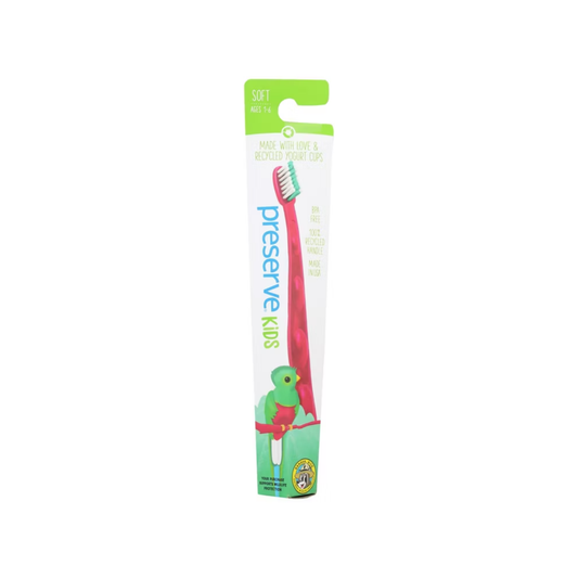 Preserve Kids Soft Bristle Red Toothbrush 1c