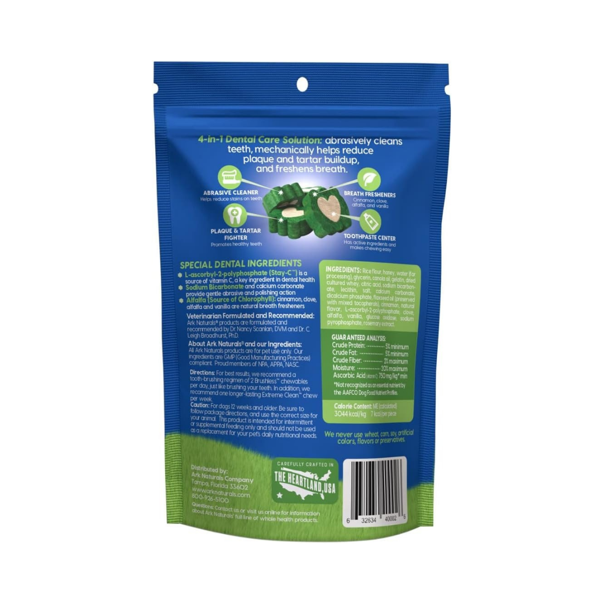 Ark Naturals Brushless Toothpaste Chewable Mini to Small Dog 4oz