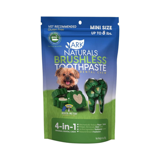 Ark Naturals Brushless Toothpaste Chewable Mini to Small Dog 4oz