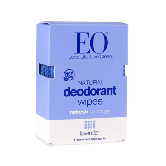 EO Natural Deodorant Wipe French Lavender 6c