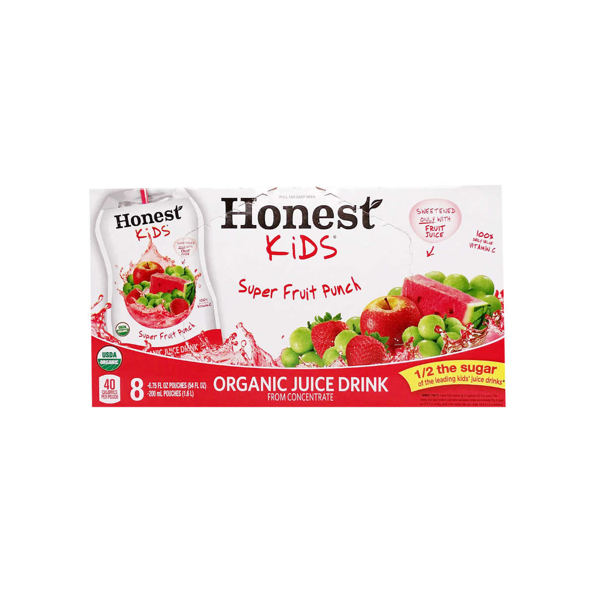 Honest Kids Kids Super Fruit Punch Juice OG 6.7oz