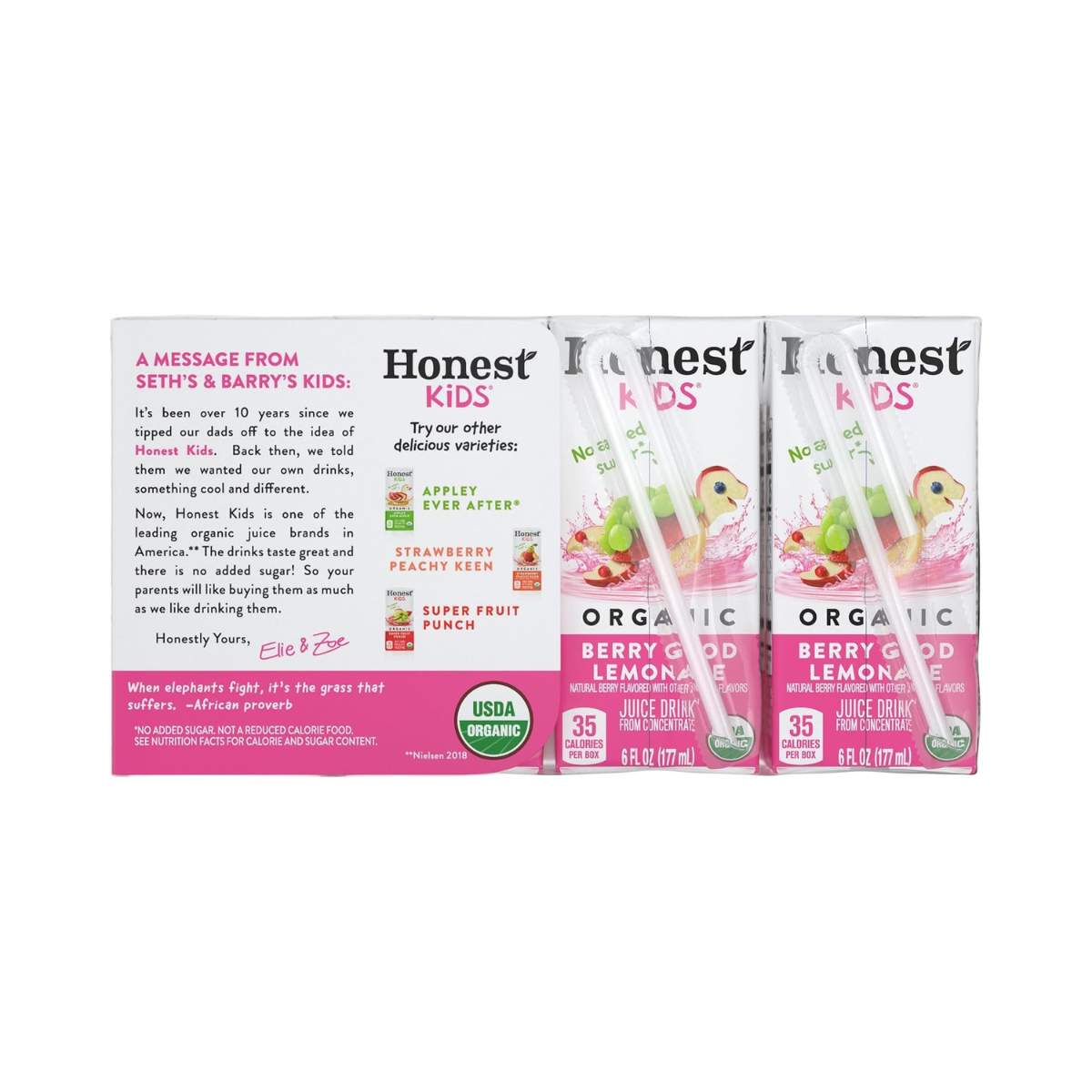 Honest Kids Berry Good Lemonade Juice OG 8c