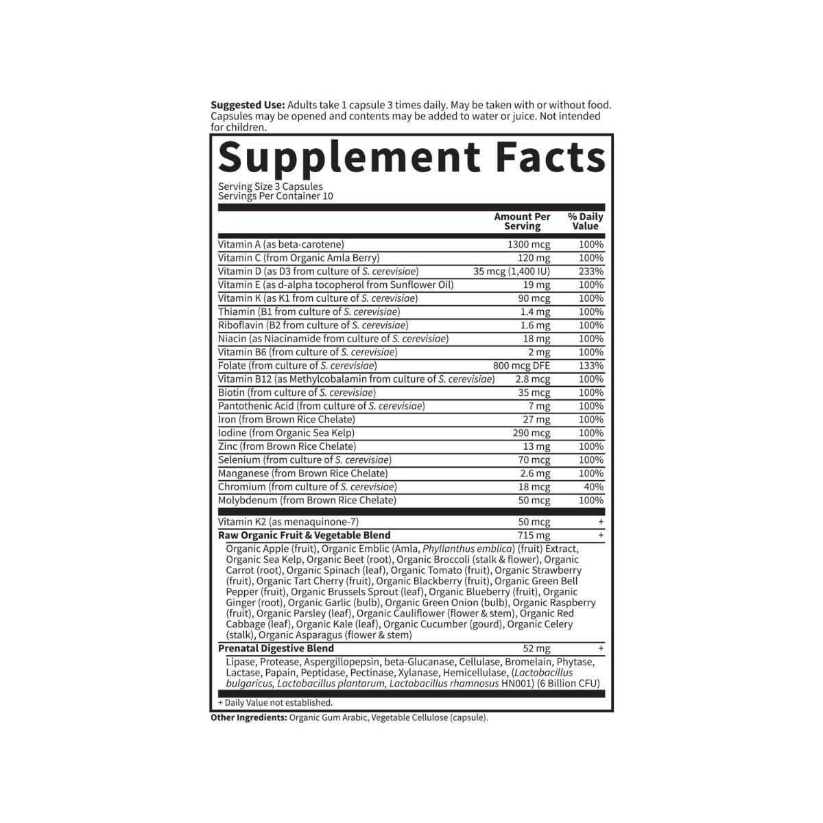 Garden Of Life Vitamin Code C Raw 60c