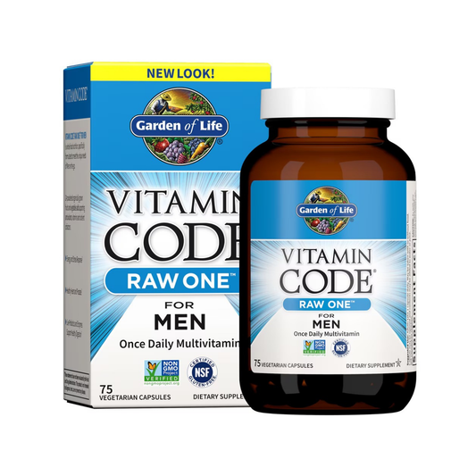 Garden of Life Vitamin Code RAW One Multivitamin for Men 75c