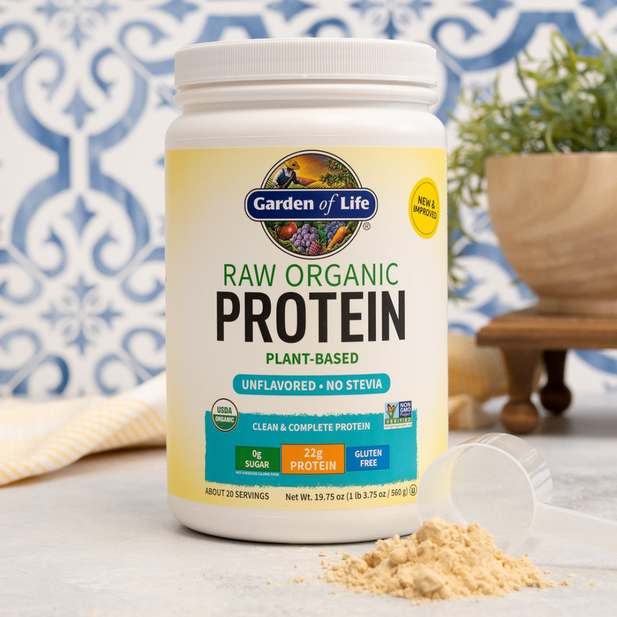 Garden Of Life Raw Organic Protein Powder - Unflavored