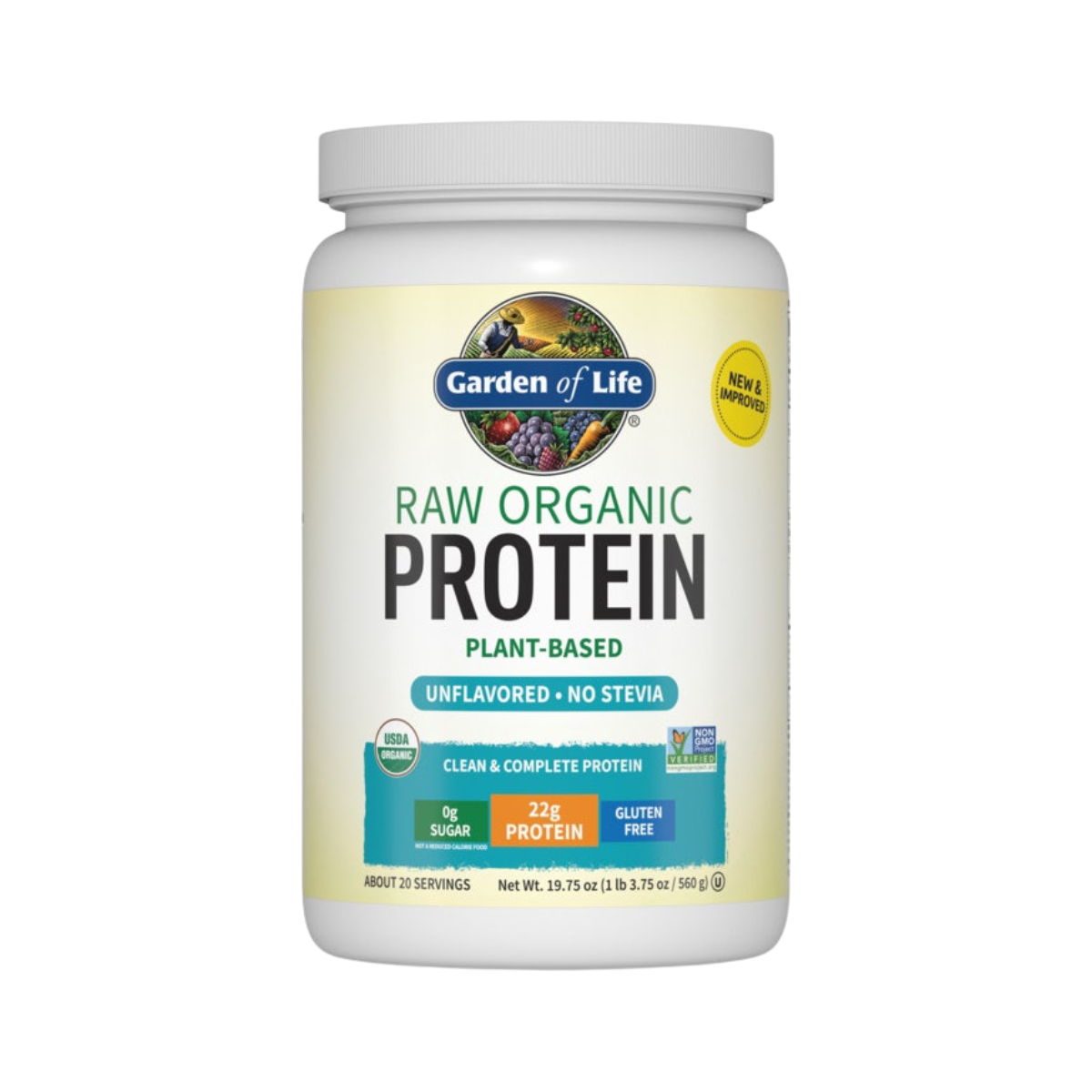 Garden Of Life Raw Organic Protein Powder - Unflavored