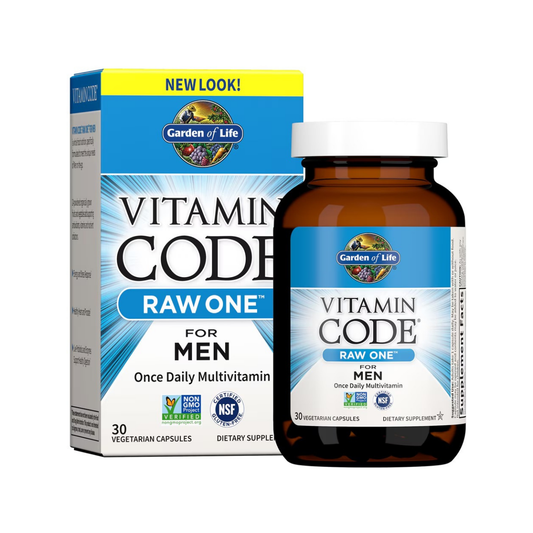 Garden of Life Vitamin Code RAW One Multivitamin for Men 30c